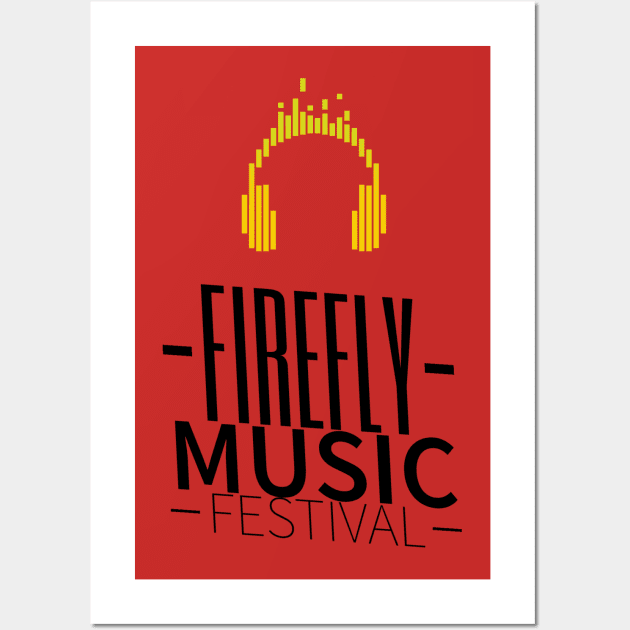 Firefly music festival,cool headphone Wall Art by VISUALIZED INSPIRATION